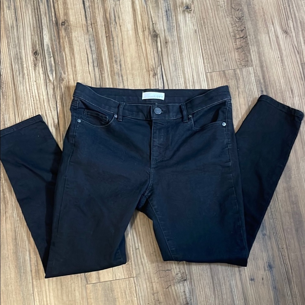 LOFT Classic modern skinny Black Jeans 👖